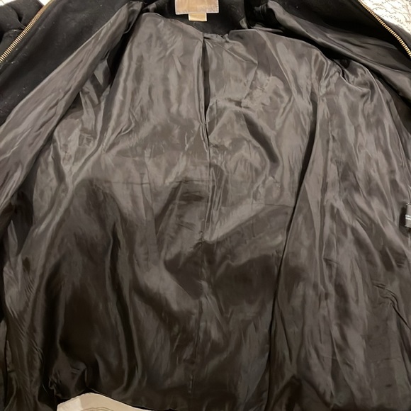 Michael Kors Black Wool Coat Jacket Size 6 - Picture 11 of 11